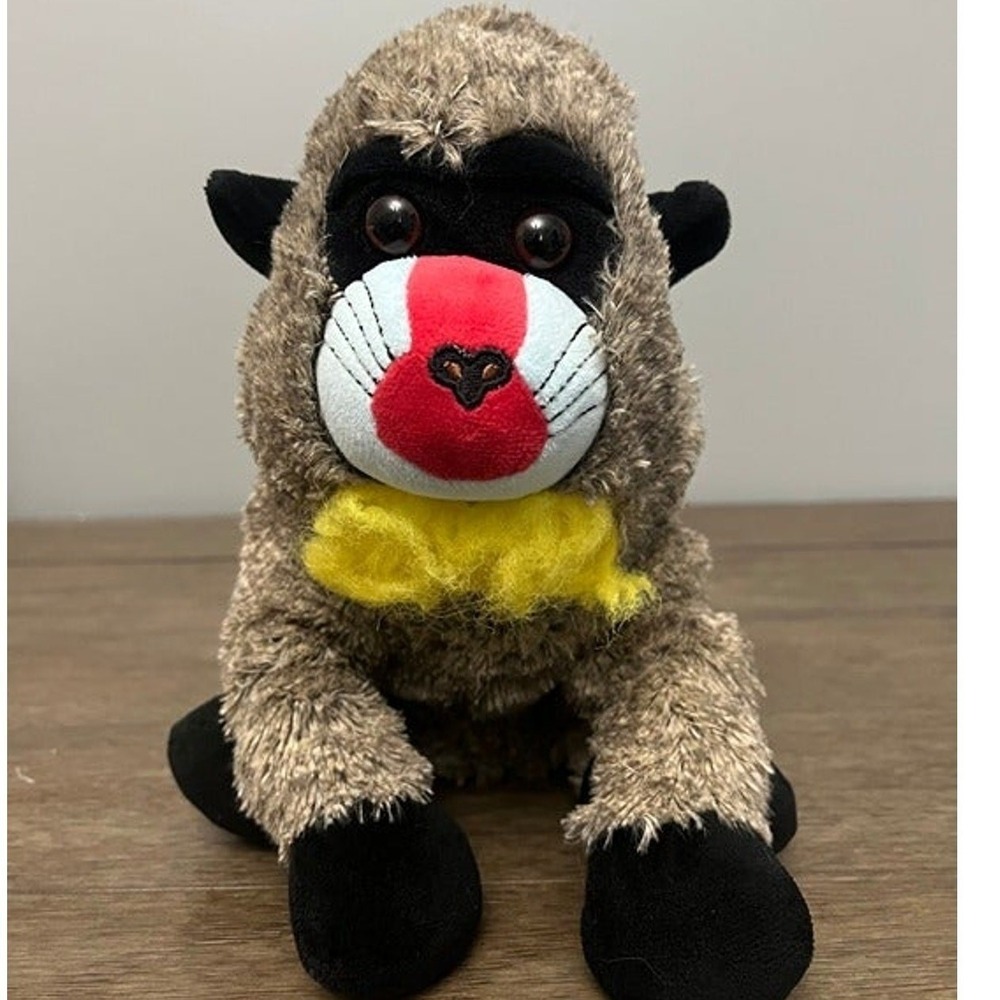 Walmart Mandrill Baboon Plush Stuffed Animal Monkey Toy Realistic Jungle